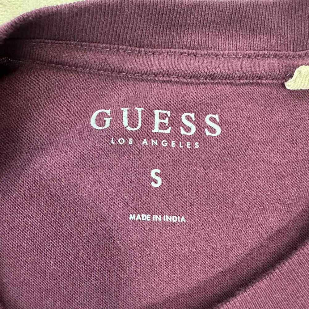 GUESS – Bold Diagonal Logo short‎ sleeve Tee - small - Picture 4 of 11